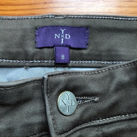 NYDJ Brown Stretch Legging Jeans, EUC, 8 - Picture 4 of 13